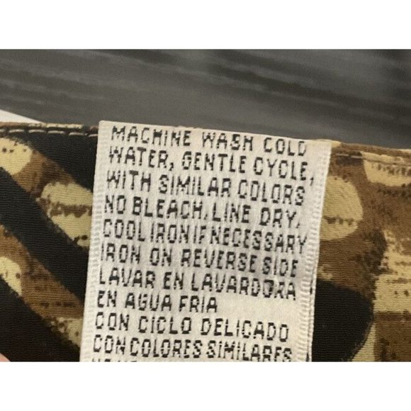 Studio C Woman’s Maxi Button Front Dress Size 18 Geometric Print Style 173152M - Picture 4 of 7